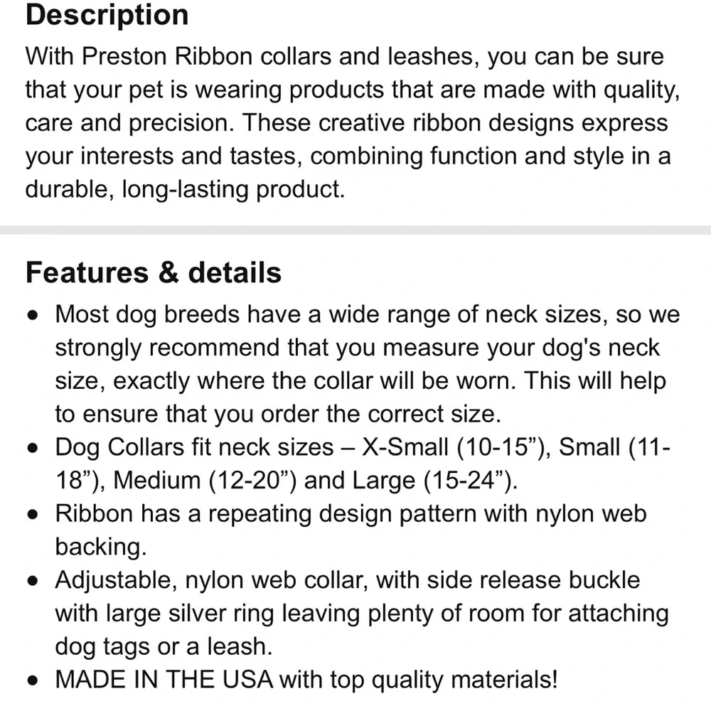 PRESTON LOBSTER DOG COLLAR
